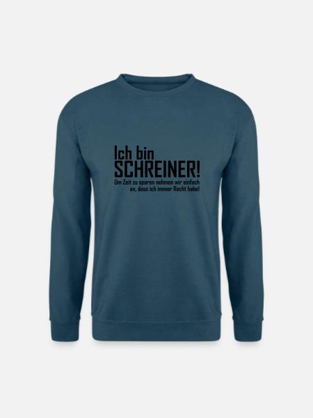 ich bin schreiner - Unisex Pullover - Indigoblau