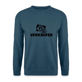 Verkäufer - Unisex Pullover - Indigoblau - Vorne