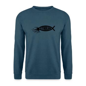 Cthulhu-Fisch - Unisex Pullover - Indigoblau - Vorne