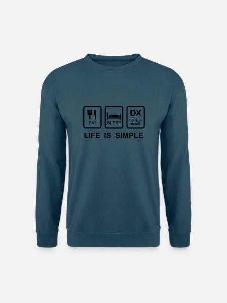 Amateurfunk - Unisex Pullover - Indigoblau