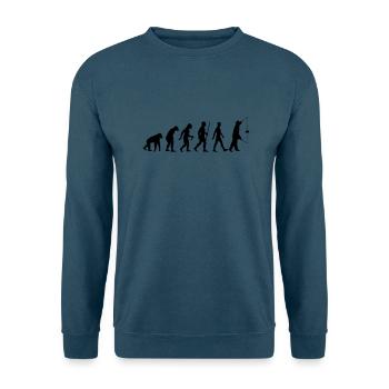 Evolution Diabolo - Unisex Pullover - Indigoblau - Vorne