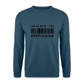 Perpignan - Unisex Pullover - Indigoblau - Vorne