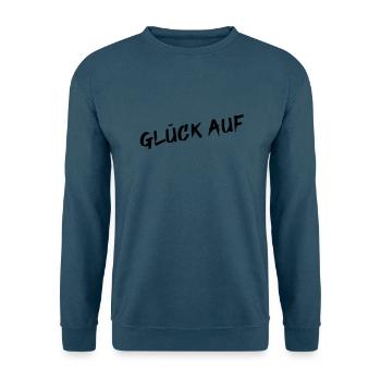 Glück auf - Unisex Pullover - Indigoblau - Vorne