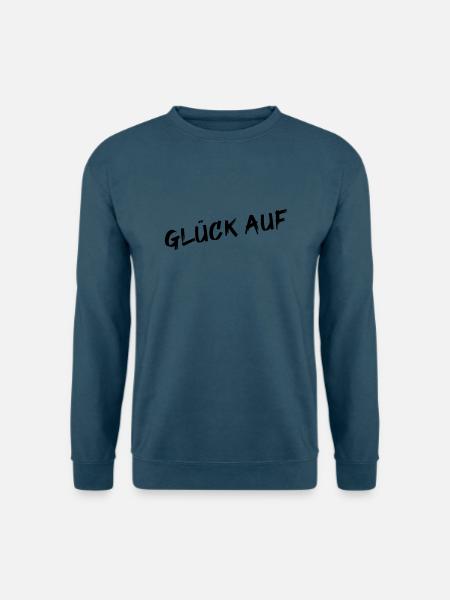 Glück auf - Unisex Pullover - Indigoblau