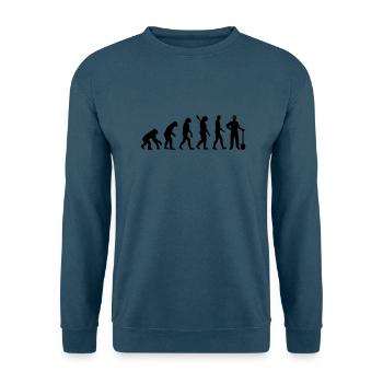 Bauarbeiter - Unisex Pullover - Indigoblau - Vorne