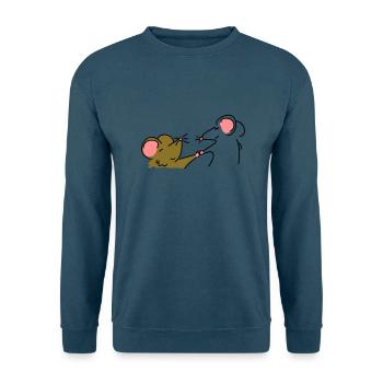 Mäusefreunde - Unisex Pullover - Indigoblau - Vorne