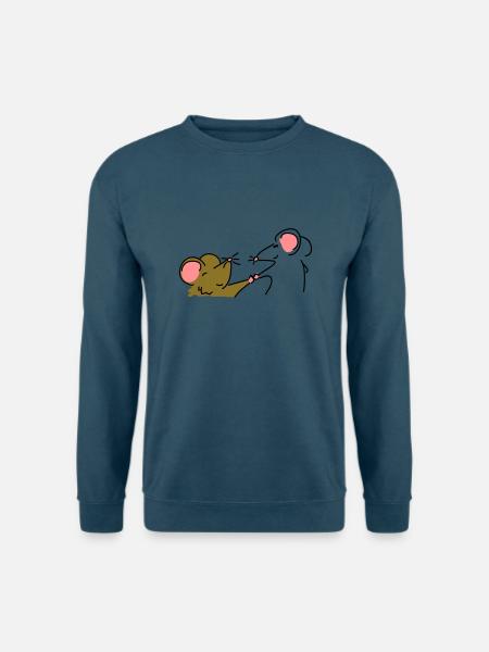 Mäusefreunde - Unisex Pullover - Indigoblau