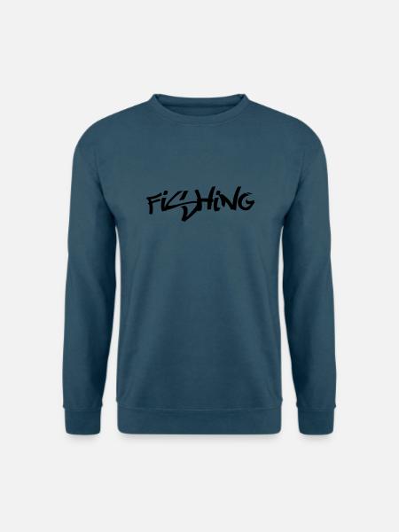 Fishing - Unisex Pullover - Indigoblau