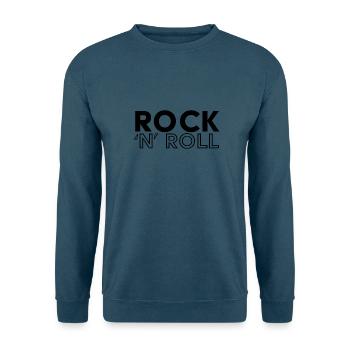 Rock 'n' Roll / Rock And Roll / Rock & Roll - Unisex Pullover - Indigoblau - Vorne