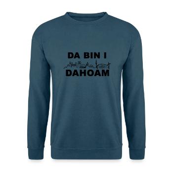 Da bin I Dahoam - Unisex Pullover - Indigoblau - Vorne