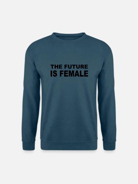 THE FUTURE IS FEMALE - Unisex Pullover - Indigoblau