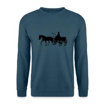 Kutsche - Unisex Pullover - Indigoblau - Vorne