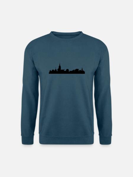 skyline - Unisex Pullover - Indigoblau