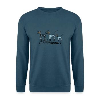 fashion team - Unisex Pullover - Indigoblau - Vorne
