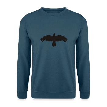 CROW - Unisex Pullover - Indigoblau - Vorne