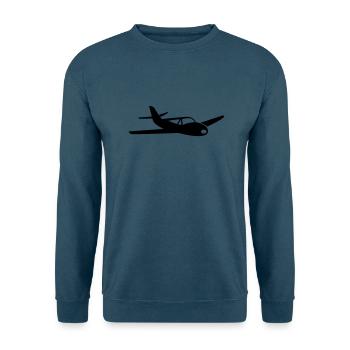 Kleines Sportflugzeug - Unisex Pullover - Indigoblau - Vorne