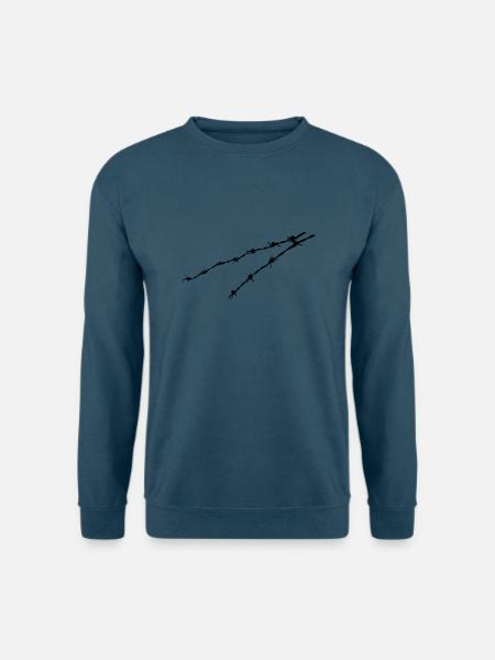 Stacheldraht - Unisex Pullover - Indigoblau