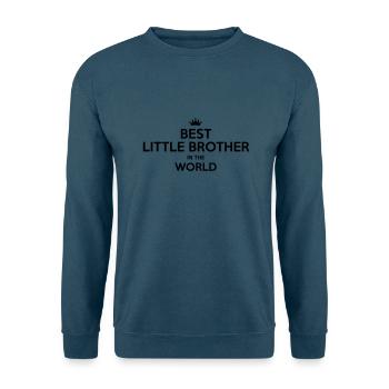best little brother in the world - Unisex Pullover - Indigoblau - Vorne