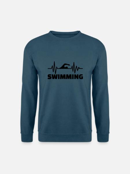 Schwimmen - Unisex Pullover - Indigoblau