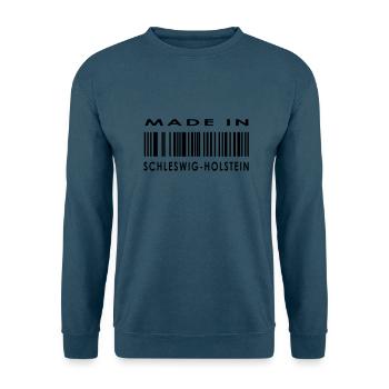 Made in Schleswig-Holstein - Unisex Pullover - Indigoblau - Vorne