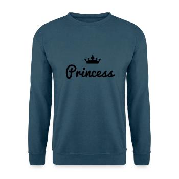 Princess Crown - Unisex Pullover - Indigoblau - Vorne
