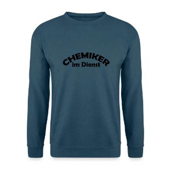 chemiker im dienst - Unisex Pullover - Indigoblau - Vorne