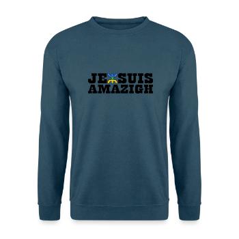 je Suis Amazigh - Unisex Pullover - Indigoblau - Vorne