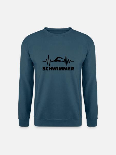 Schwimmer - Unisex Pullover - Indigoblau