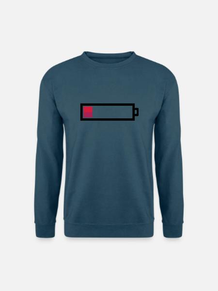 Leere Batterie - Unisex Pullover - Indigoblau
