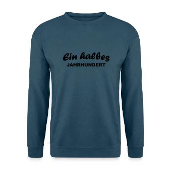 Ein halbes Jahrhundert 50 - Unisex Pullover - Indigoblau - Vorne