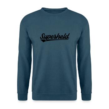 Superheld - Unisex Pullover - Indigoblau - Vorne