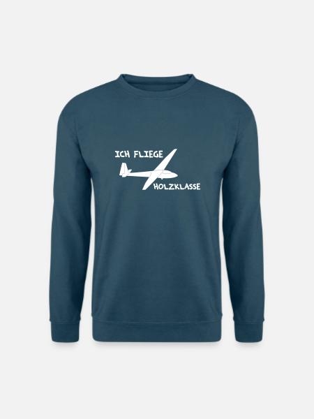 Segelflugzeug Segelflieger Geschenkidee Tshirt - Unisex Pullover - Indigoblau