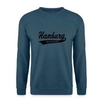 Hamburg – Mein Revier - Unisex Pullover - Indigoblau - Vorne