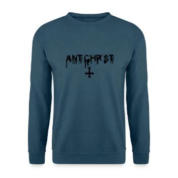 Antichrist - Lucifer - Unisex Pullover - Indigoblau - Vorne