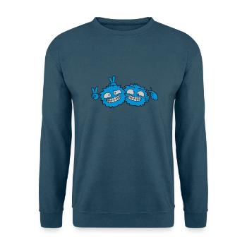 2 Verrückte Freunde - Unisex Pullover - Indigoblau - Vorne