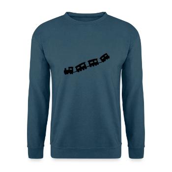 zug - Unisex Pullover - Indigoblau - Vorne