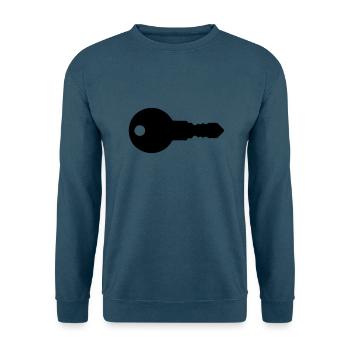 Schlüssel - Unisex Pullover - Indigoblau - Vorne