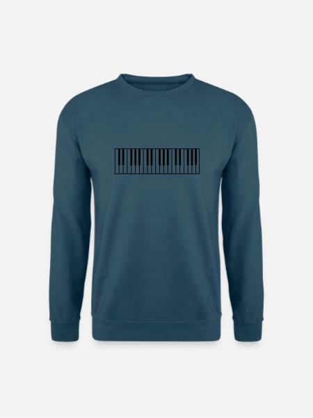 klavier - Unisex Pullover - Indigoblau