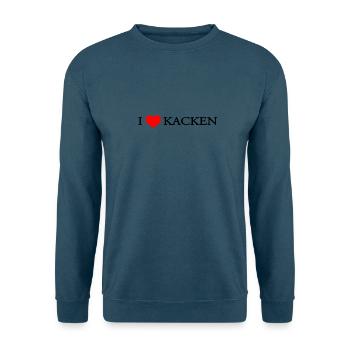 i love kacken - Unisex Pullover - Indigoblau - Vorne