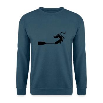 Drachenboot Paddel - Dragonboat Paddle - Unisex Pullover - Indigoblau - Vorne