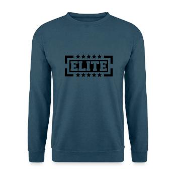 Elite Logo - Unisex Pullover - Indigoblau - Vorne