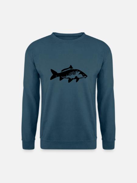 carp fish - Unisex Pullover - Indigoblau