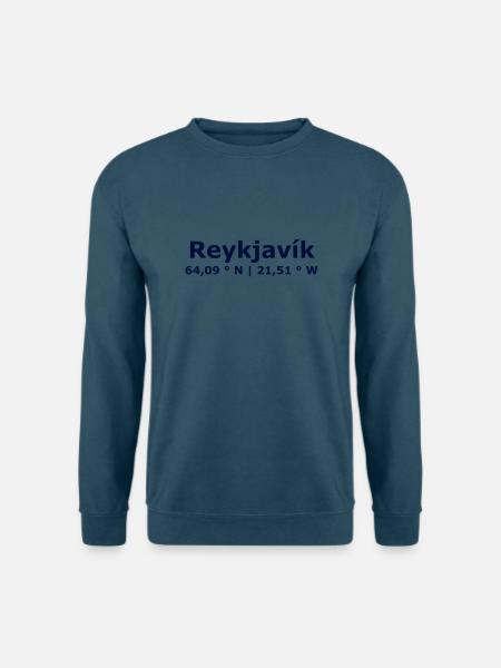 Reykjavik - Unisex Pullover - Indigoblau