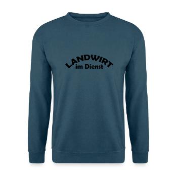 landwirt im dienst - Unisex Pullover - Indigoblau - Vorne