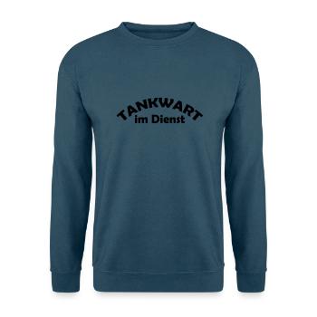 tankwart im dienst - Unisex Pullover - Indigoblau - Vorne