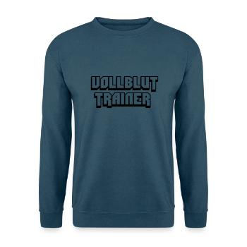 vollblut trainer - Unisex Pullover - Indigoblau - Vorne
