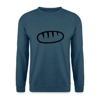 Brot - Unisex Pullover - Indigoblau - Vorne