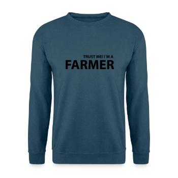 farmer - Unisex Pullover - Indigoblau - Vorne