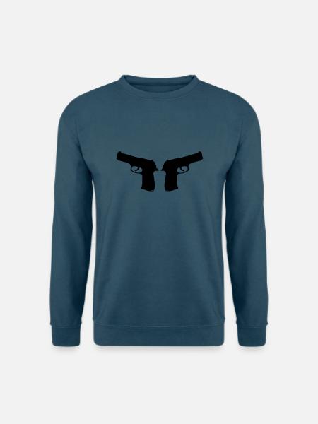 gun_1 - Unisex Pullover - Indigoblau