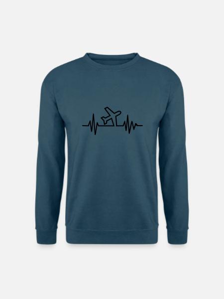 Flugzeug - Unisex Pullover - Indigoblau